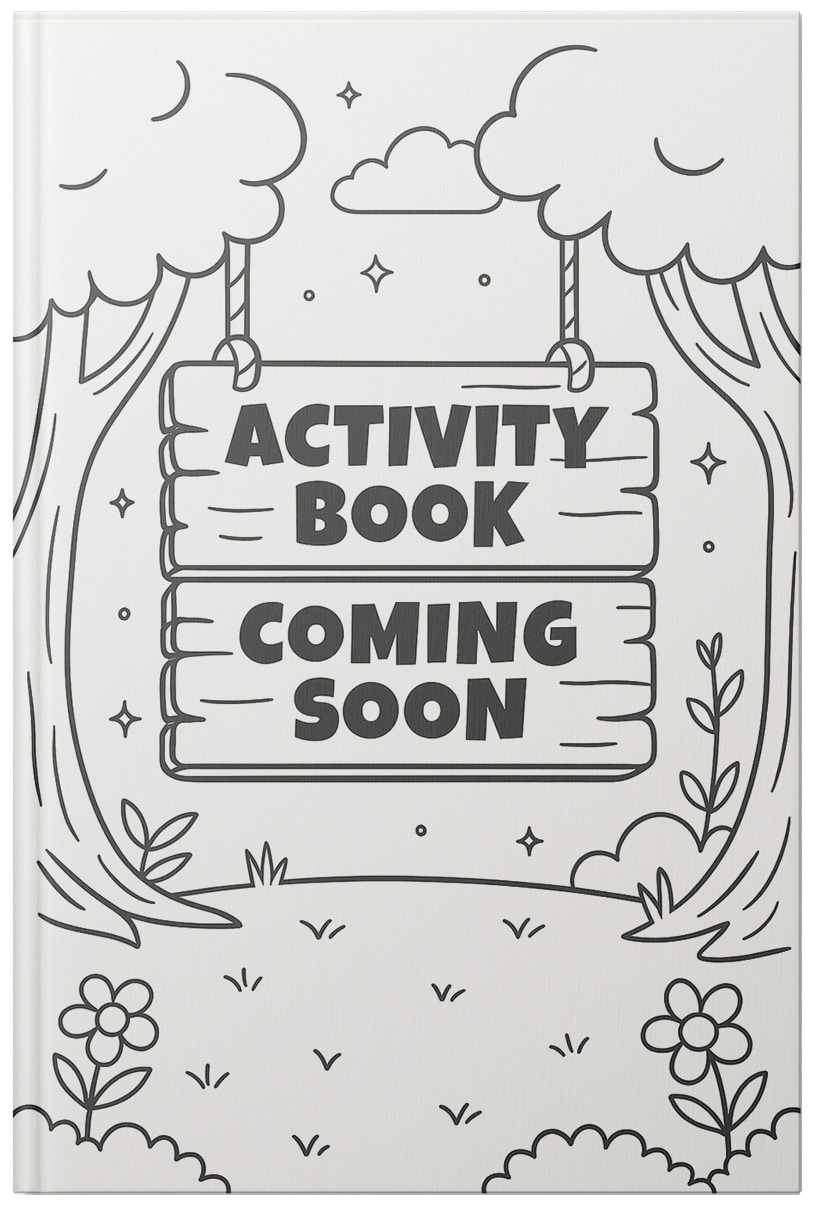 Activity Book coming soon announcement