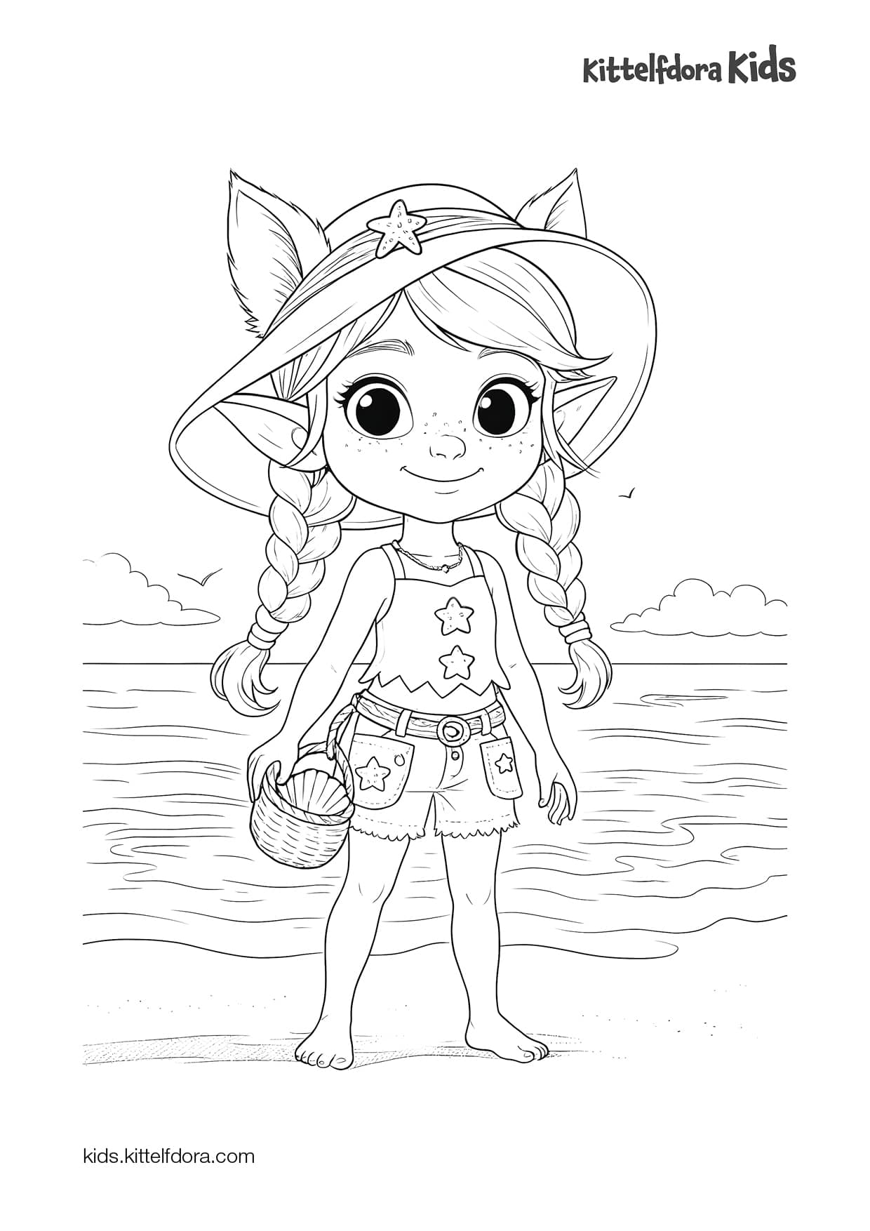 Sun Hat Song coloring page 2