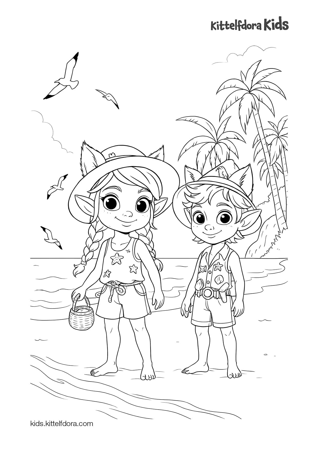 Sun Hat Song coloring page 5