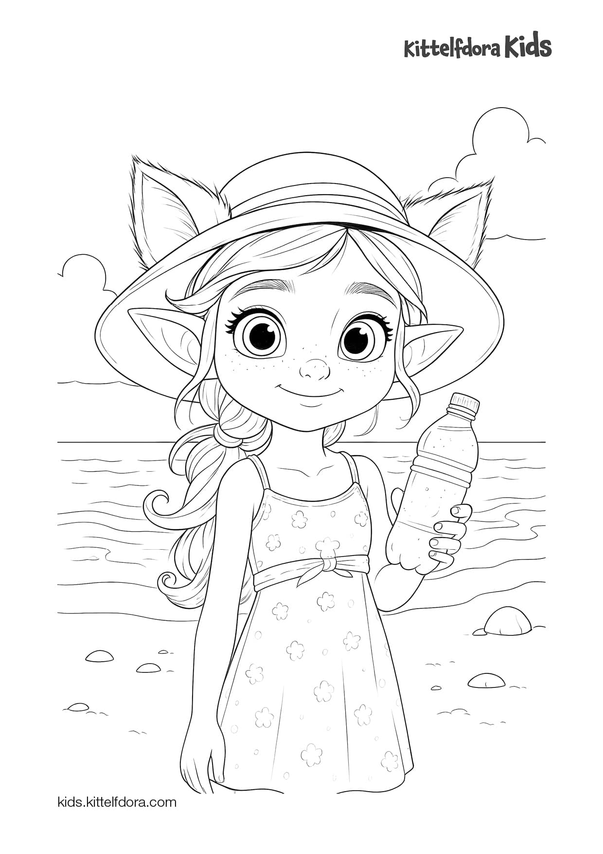 Sun Hat Song coloring page 6