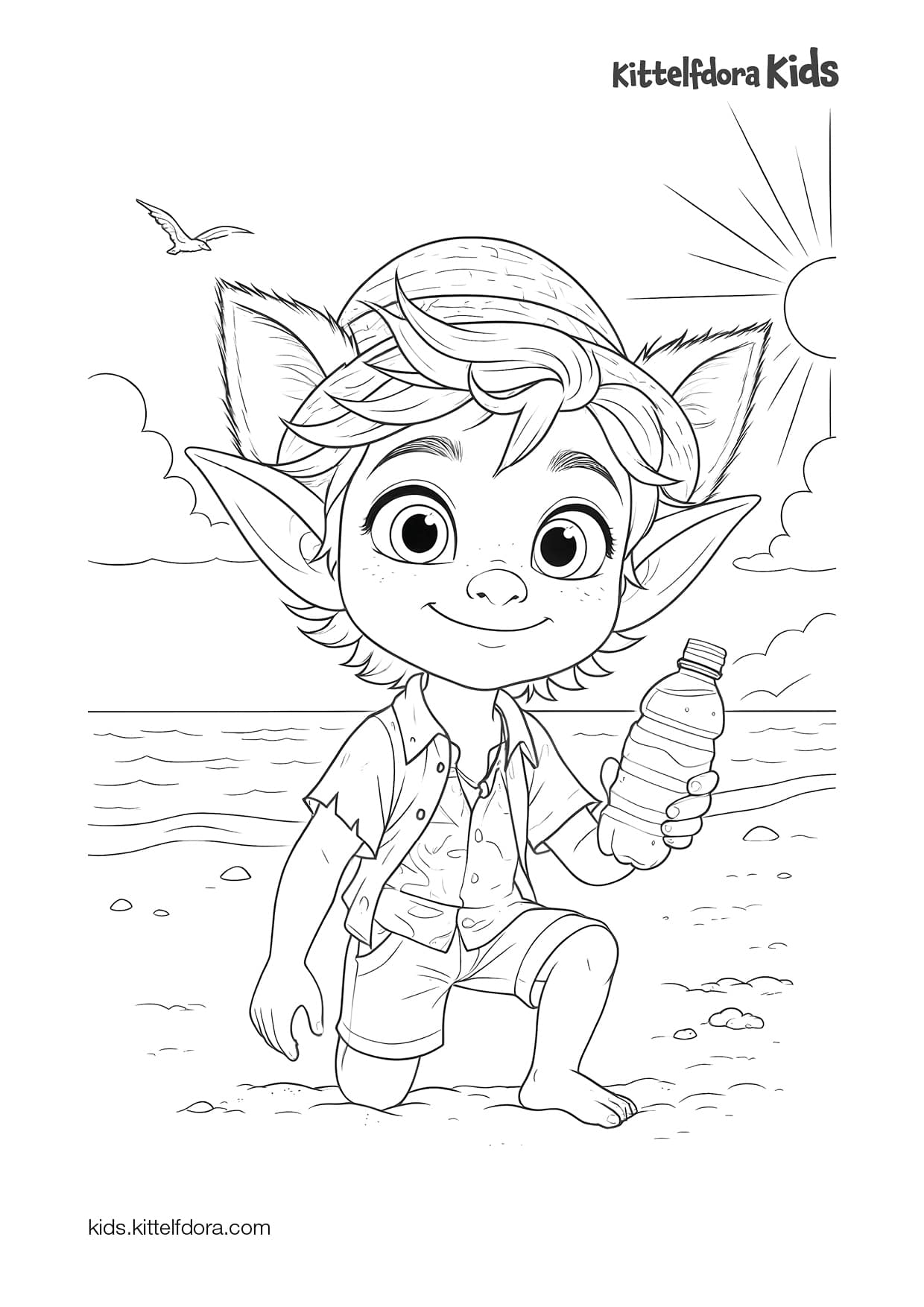 Sun Hat Song coloring page 7