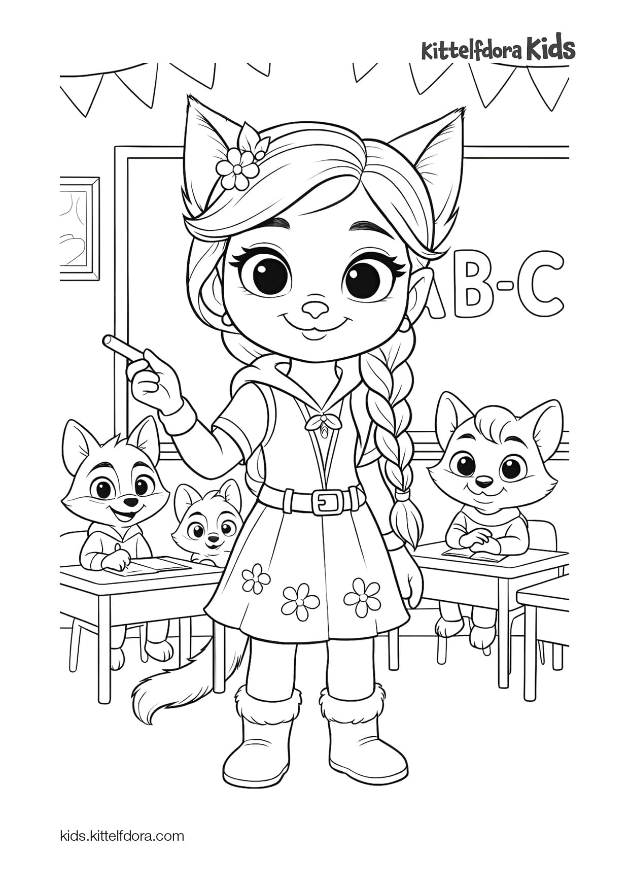 ABC Song Activity Book coloring page 2