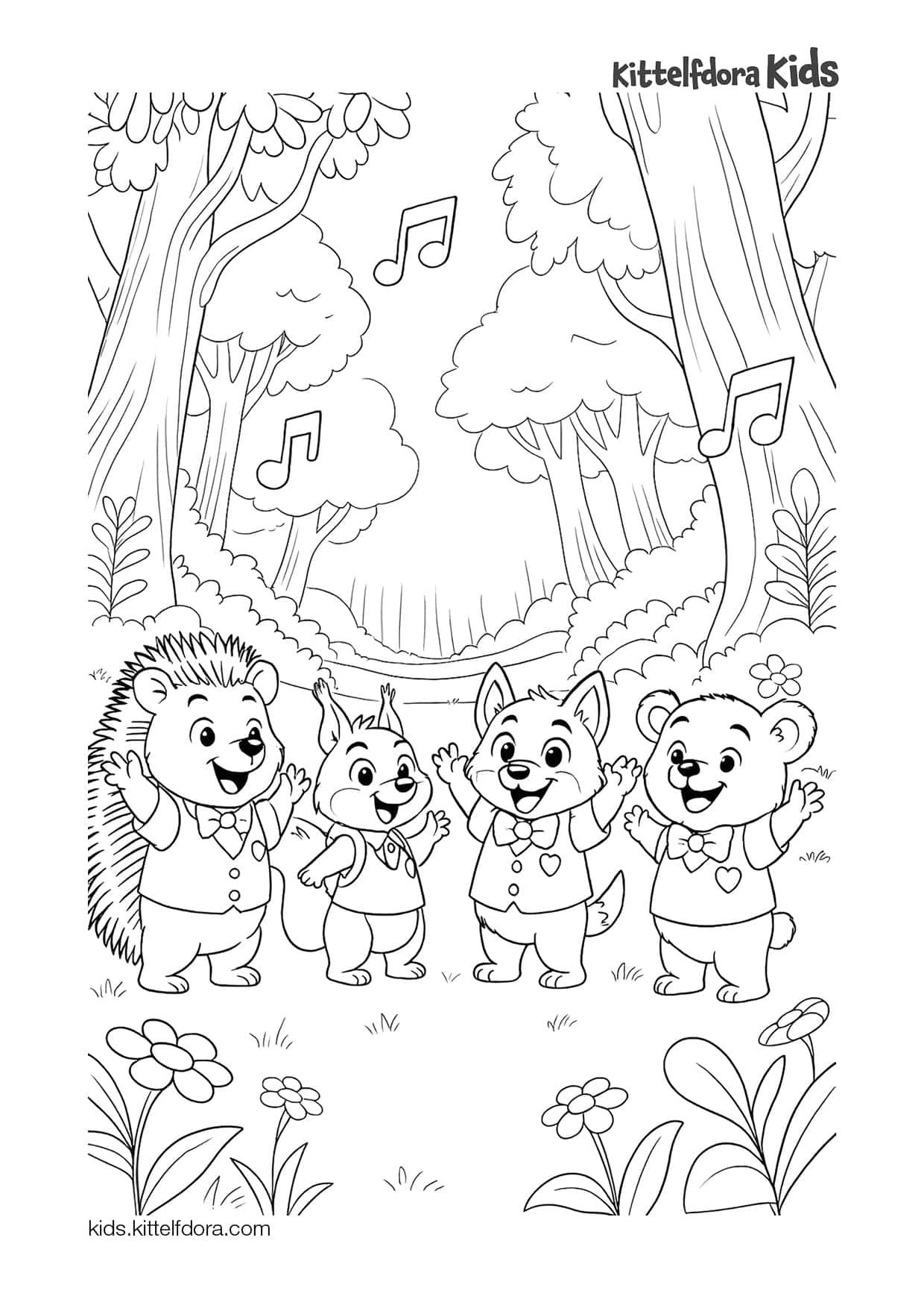 ABC Song Activity Book coloring page 5