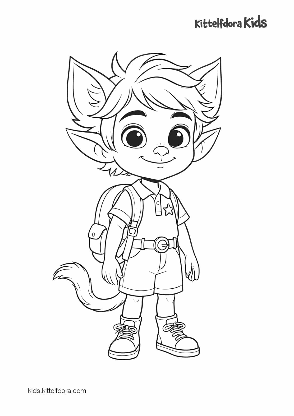 ABC Song Activity Book coloring page 7