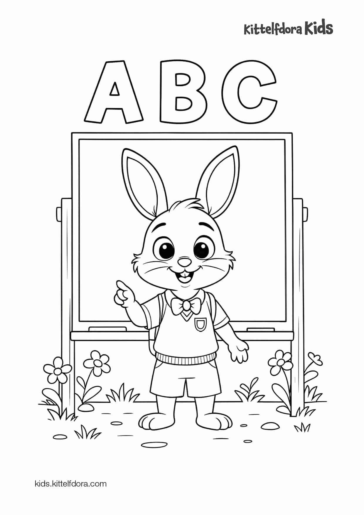 ABC Song Activity Book coloring page 8