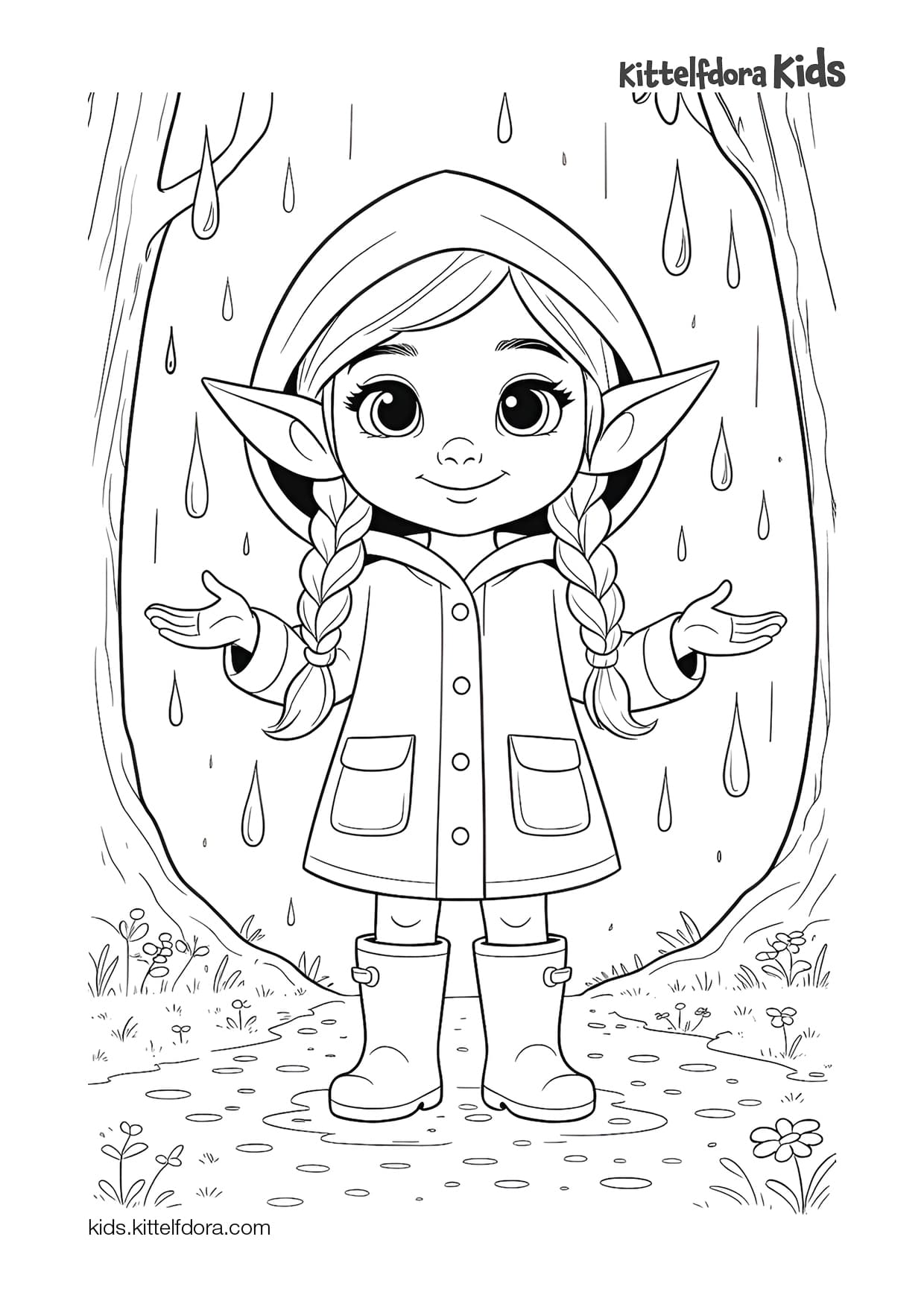 Itsy Bitsy Spider Activity Book coloring page 4