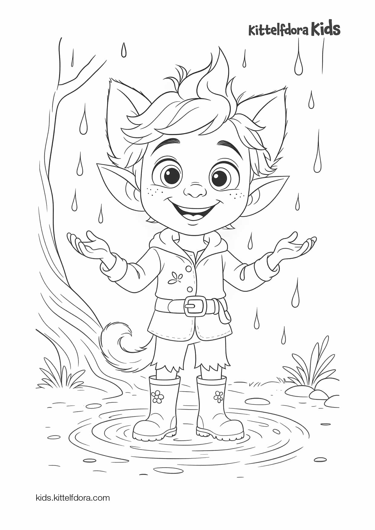 Itsy Bitsy Spider Activity Book coloring page 7