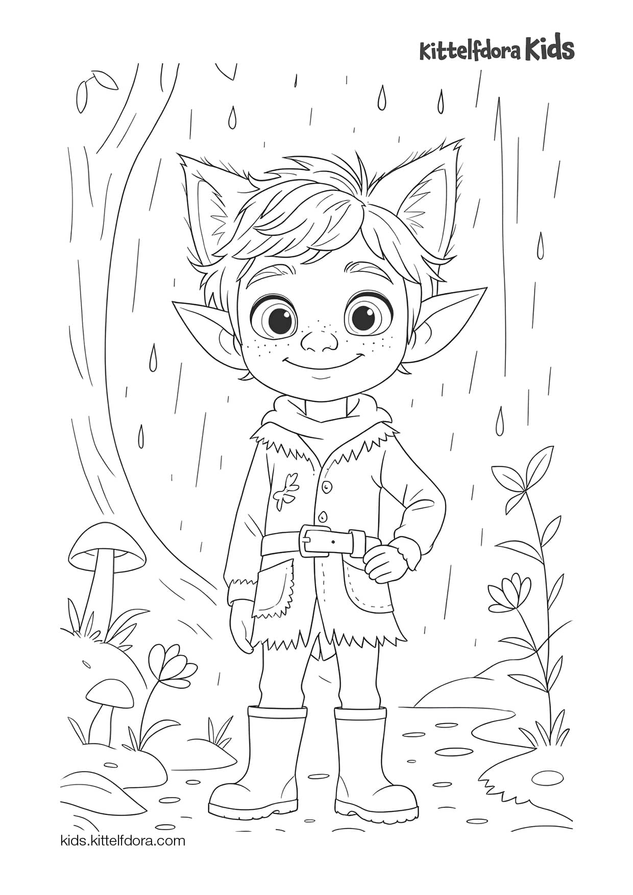 Itsy Bitsy Spider Activity Book coloring page 9