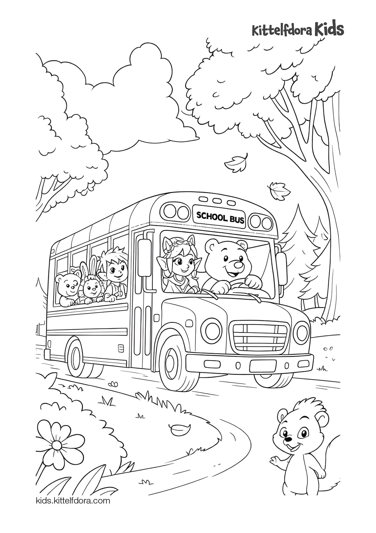 Back to School coloring page 2