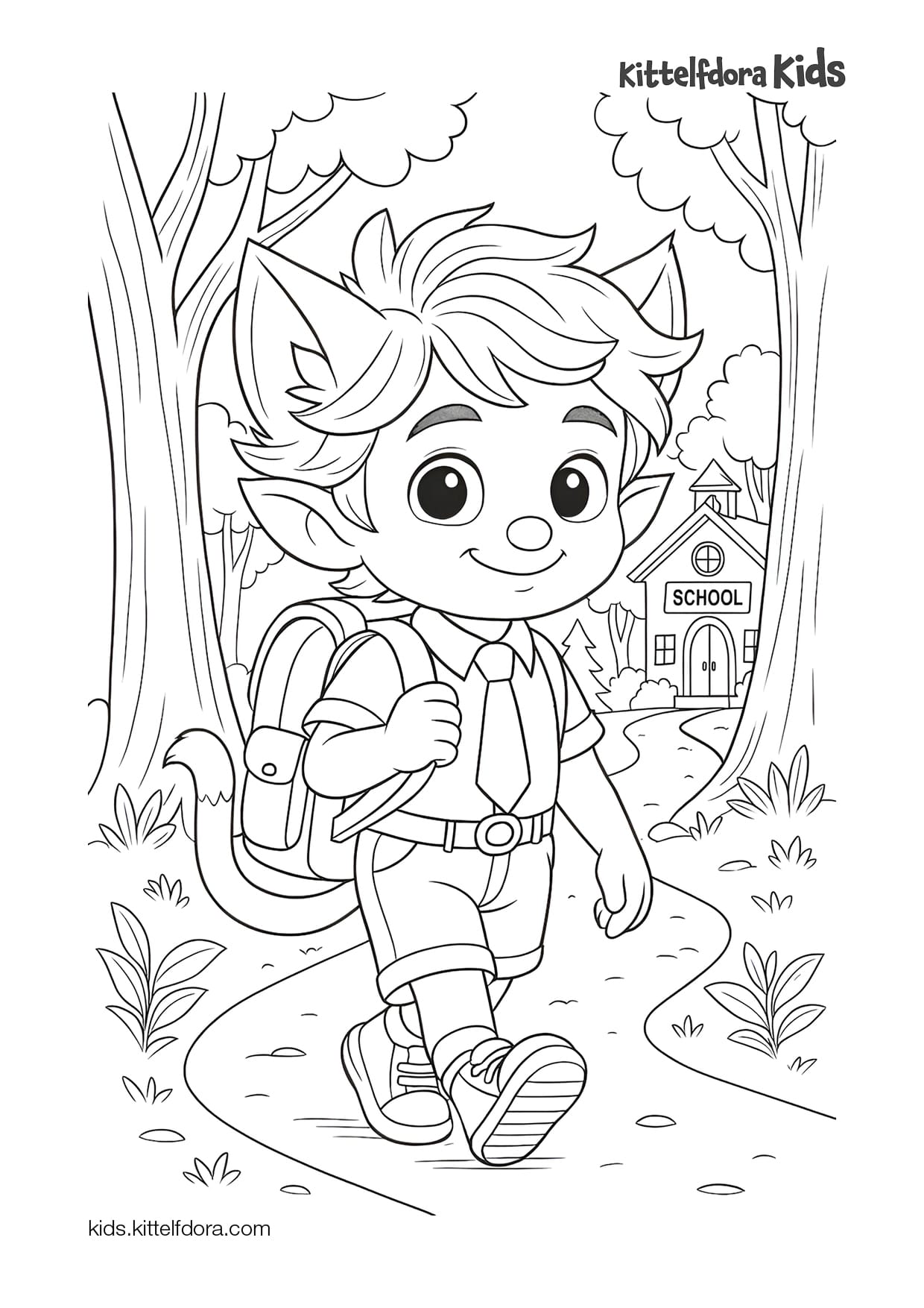 Back to School coloring page 6
