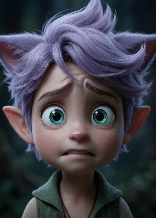 Ori looking scared