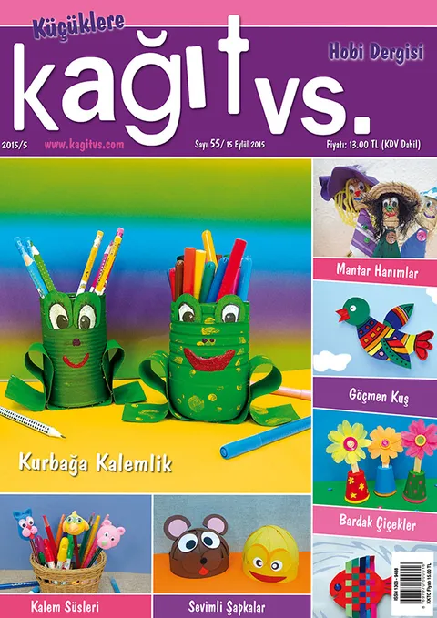 Cover of Kağıt vs. issue 55, September 2015, the final issue of the magazine.